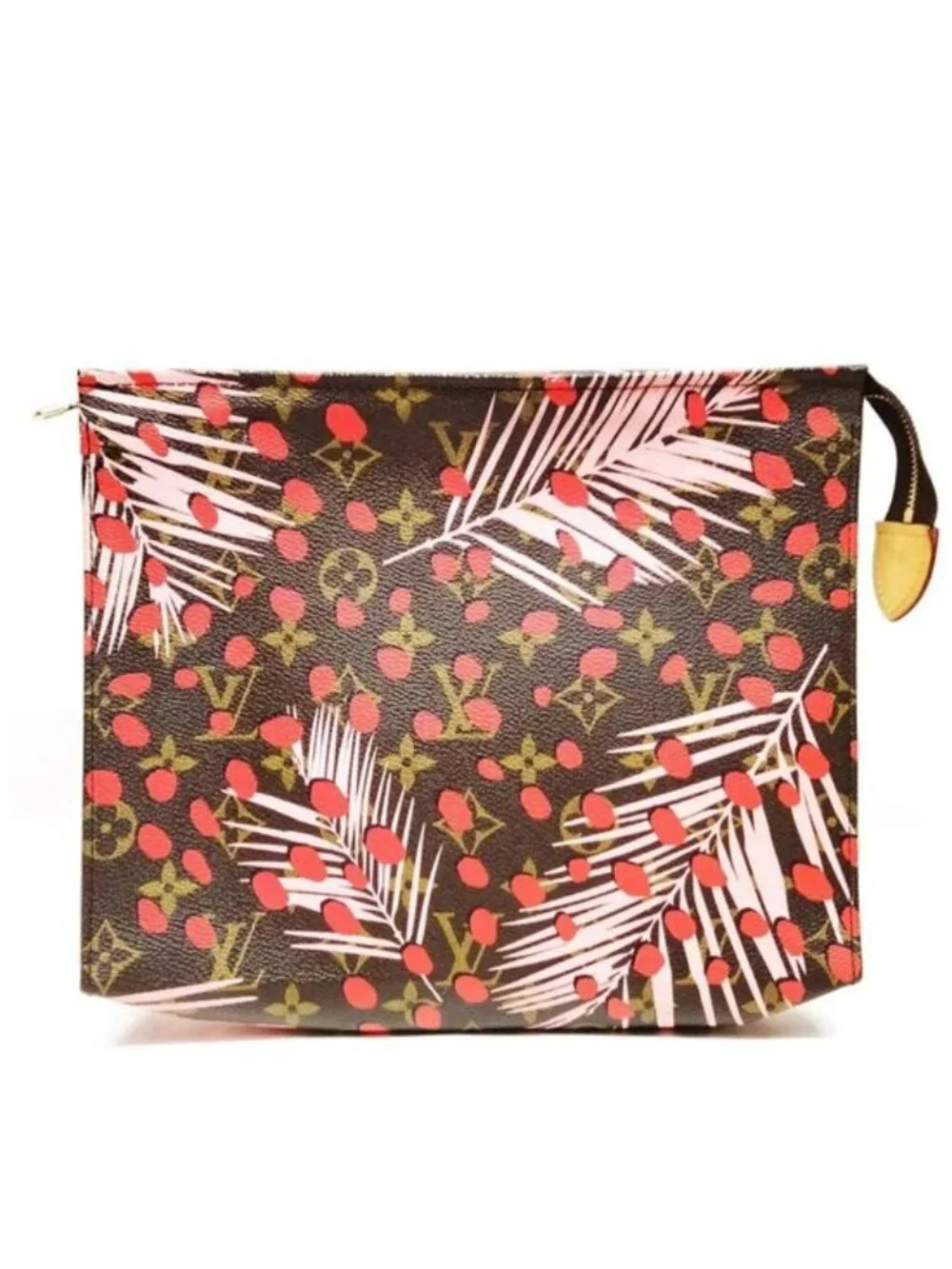 Authentic Louis Vuitton Monogram Jungle Dots Toiletry Cosmetic Pouch